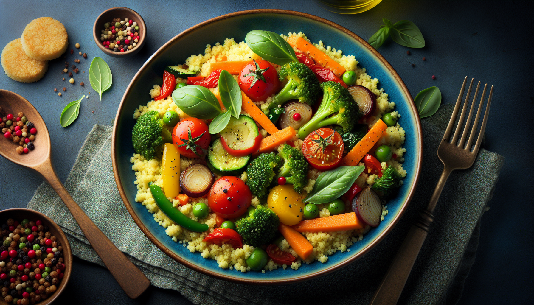 cous cous con verdure